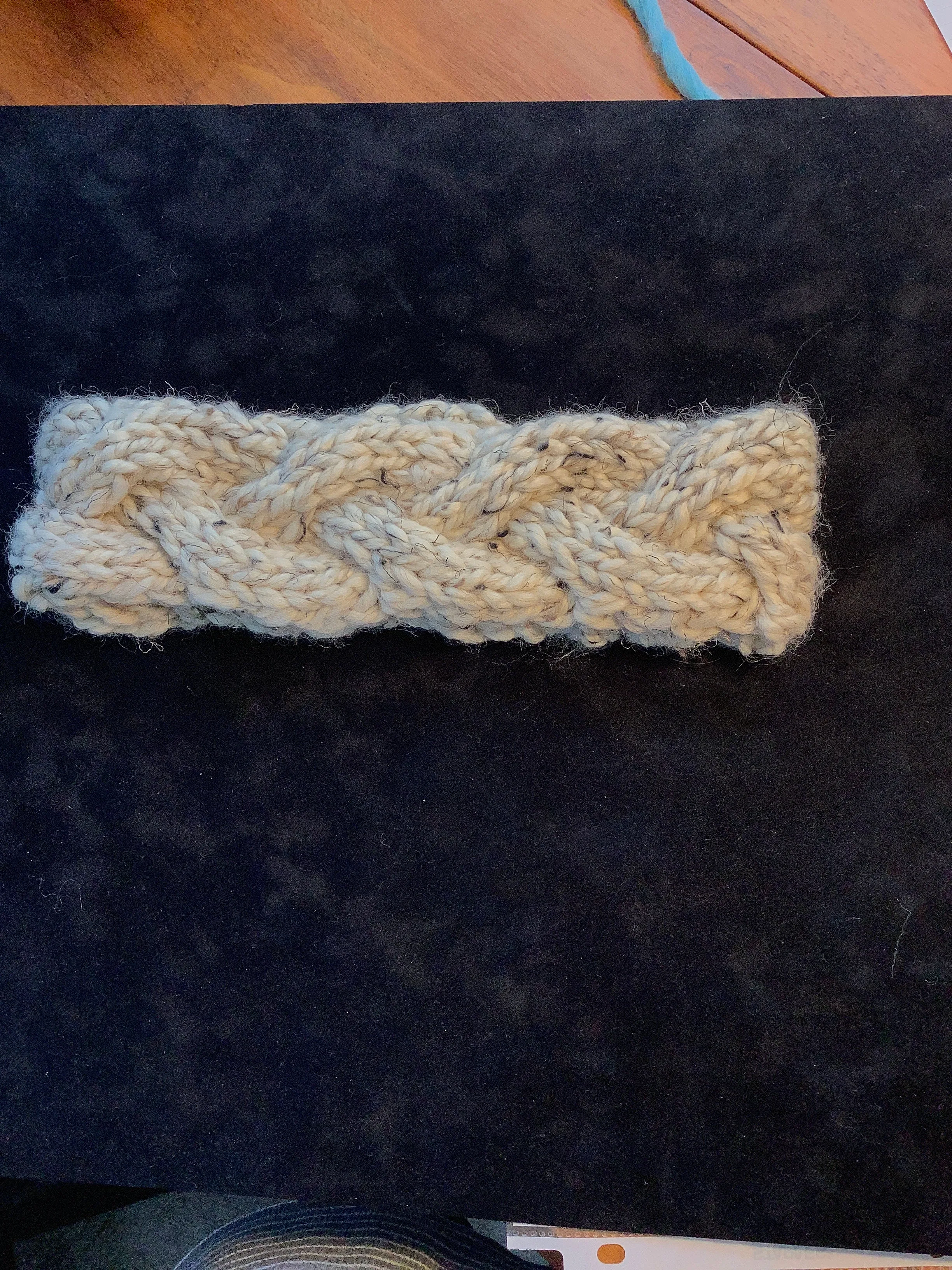 Grace's cable headband