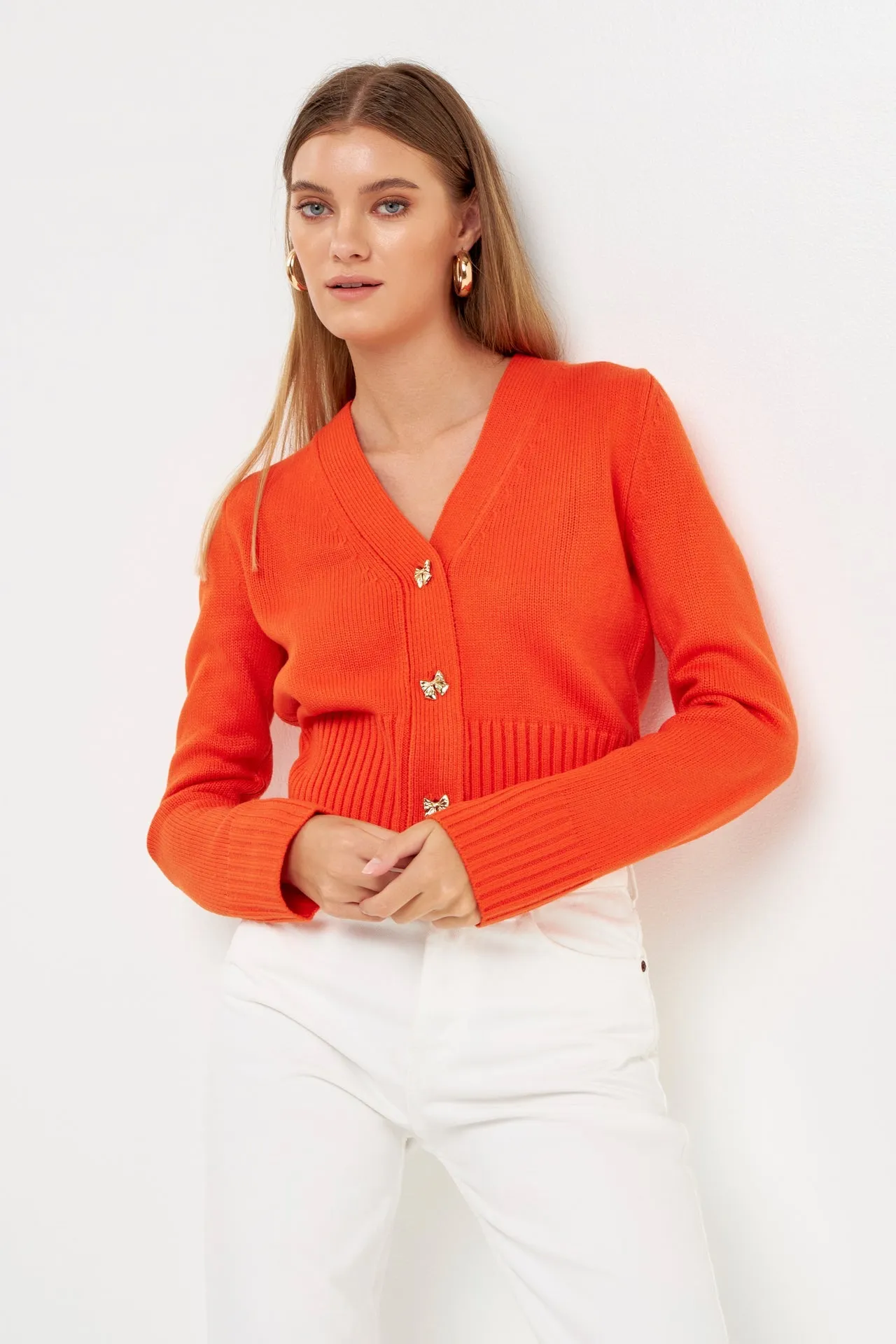 Heart Button Cardigan